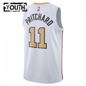 Dres Boston Celtics Payton Pritchard Nike 2025-26 City Edition Bijela Swingman - Dječji